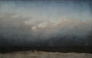 Der Mönch am Meer von Caspar David Friedrich