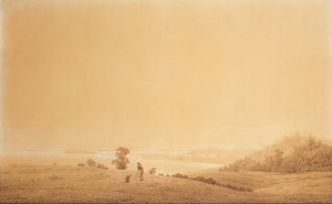 Die Ostküste der Insel Rügen mit Schäfer von Caspar David Friedrich