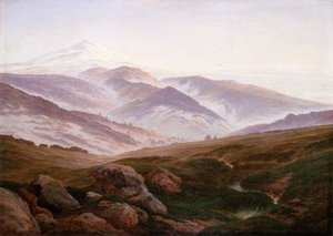 Erinnerungen an das Riesengebirge von Caspar David Friedrich