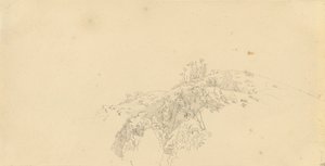 Landschaft (Studie) von Caspar David Friedrich