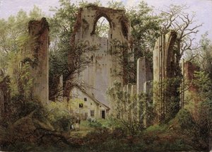 Klosterruine Eldena bei Greifswald, ca. 1825