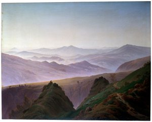 Morgen in den Bergen, vor 1823