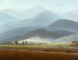Riesengebirgslandschaft von Caspar David Friedrich