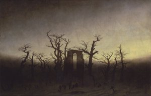 Die Abtei im Eichwald von Caspar David Friedrich