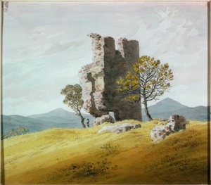 Turmruine von Caspar David Friedrich