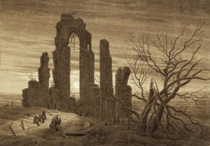 Winter - Nacht - Alter und Tod (aus dem Zyklus der Tageszeiten und Lebensalter von 1803) von Caspar David Friedrich