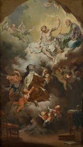 Himmelfahrt der heiligen Teresa von Ávila von Caspar Franz Sambach