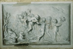 Kinderbacchanal von Caspar Franz Sambach