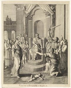 Das Urteil Salomos von Caspar Luyken