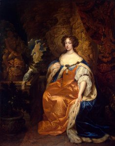 Porträt von Königin Maria II. von England von Caspar Netscher