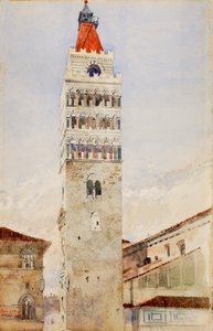 Kathedralenturm, Pistoia, Italien, 1898