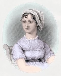 Porträt von Jane Austen, ca. 1850
