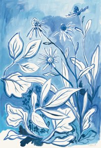 Blauer botanischer Garten von Catalina Somolinos