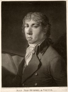 Johann Nepomuk Hummel (1778-1837) graviert von Wrenck von Catharina Escherich
