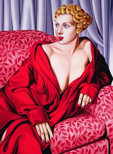Roter Kimono