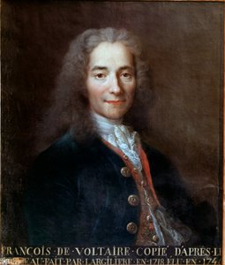 Porträt von Voltaire von Catherine Lusurier