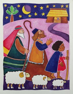 Die Reise der Hirten nach Bethlehem
