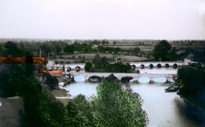 Brücken in Stratford-upon-Avon, Warwickshire, 1926 von Cavenders Ltd