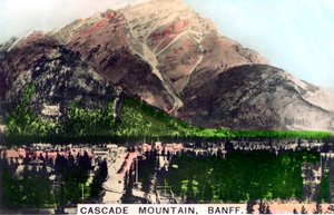 Cascade Mountain, Banff, Alberta, Kanada, ca. 1920er Jahre