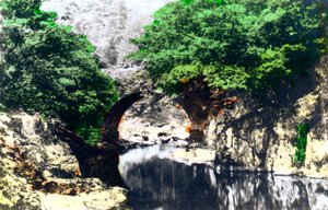 Römische Brücke bei Bettws-y-Coed, Gwynedd, 1926 von Cavenders Ltd
