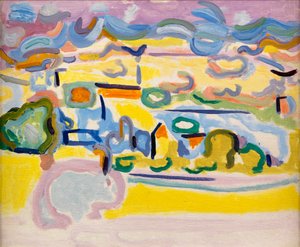 Fauvistische Landschaft, ca. 1945
