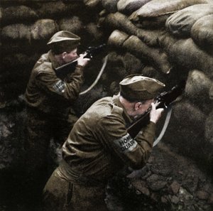 Straßensperre abdecken, 1941