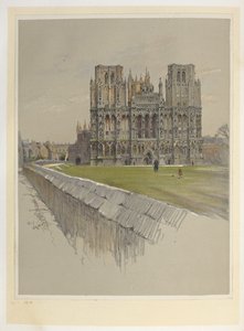 Wells Kathedrale von Cecil Charles Windsor Aldin