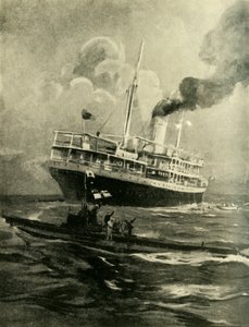 Das Sinken der Falaba, Erster Weltkrieg, 28. März 1915, ca. 1920