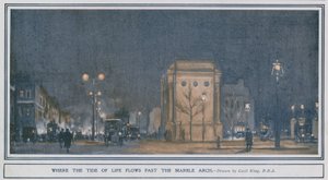 Wo der Strom des Lebens am Marble Arch vorbeifließt