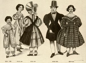 Kinderkleidung von 1820-1840 von Cecil W. Trout