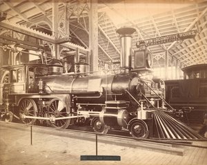 Baldwin-Lokomotive, "Nr. 1154", Centennial Exhibition, Philadelphia von Centennial Photographic Co.