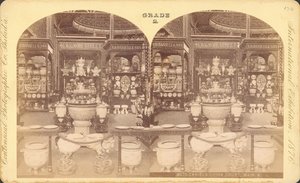 Ansicht des chinesischen Hofes, Hauptgebäude, Centennial Exhibition, Philadelphia