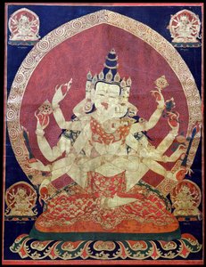 Guhyasamaja Akshobhyavajra Thanka von Central Asian Art.
