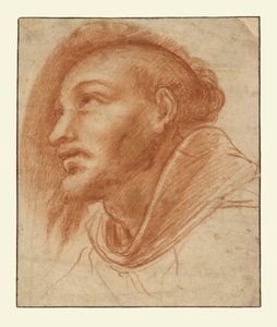 Studie eines Franziskanermönchs (möglicherweise Heiliger Franziskus)