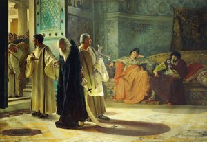 Absetzung von Papst Silverius, 537, Öl auf Leinwand, von Cesare Maccari