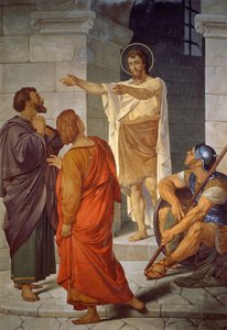 Der heilige Johannes der Täufer am Gefängnistor von Cesare Maccari