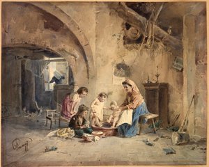 Das Bad von Cesare Provaggi