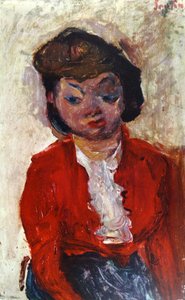 Englische Frau 1922, von Chaïm Soutine (1893–1943)