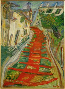 Rote Treppen in Cagnes von Chaim Soutine