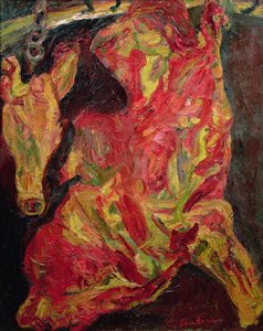Seite von Rindfleisch und Kalbskopf, 1925 von Chaim Soutine