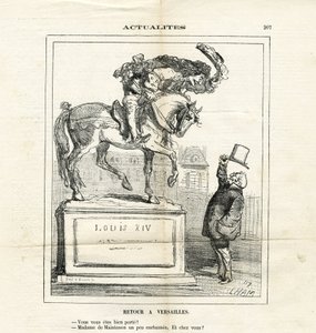 Illustration von Cham in Le Charivari von Amédée de Noé