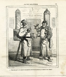 Illustration von Cham in Le Charivari von Amédée de Noé