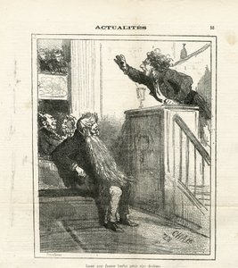 Illustration von Cham (1819-1879) in Le Charivari von Amédée de Noé