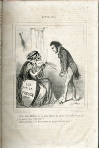 Illustration von Cham (1819-1879) in Le Charivari