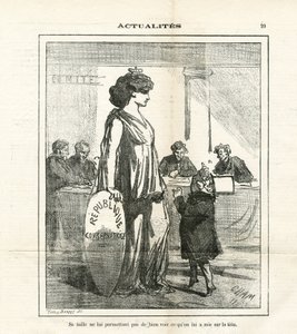 Illustration von Cham (1819-1879) in Le Charivari