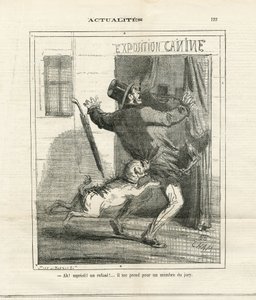 Illustration von Cham (1819-1879) in Le Charivari von Amédée de Noé