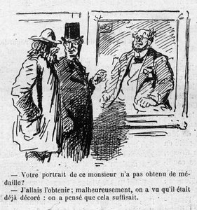 Karikatur von Cham (Amédée de Noé)