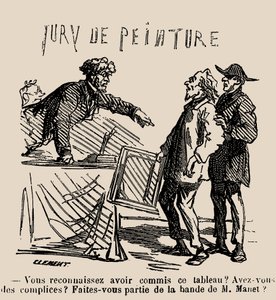 Geben Sie zu, dieses Gemälde gemacht zu haben? Haben Sie Komplizen?, 1868 von Cham