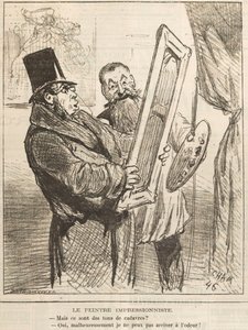 Der impressionistische Maler: Mais ce sont des tons de cadavre