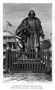 Christoph Kolumbus Statue, Colón, Panama, 19. Jahrhundert